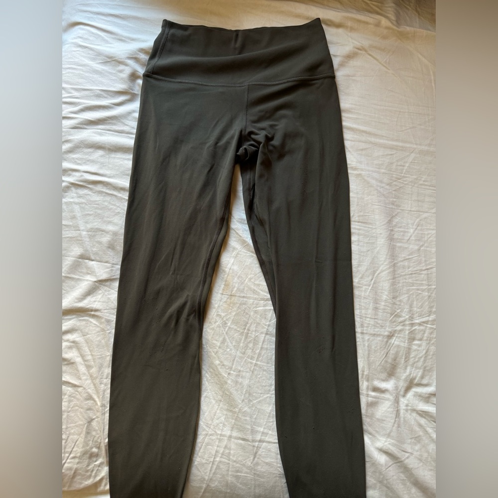 Lululemon align leggings olive green 28 inches